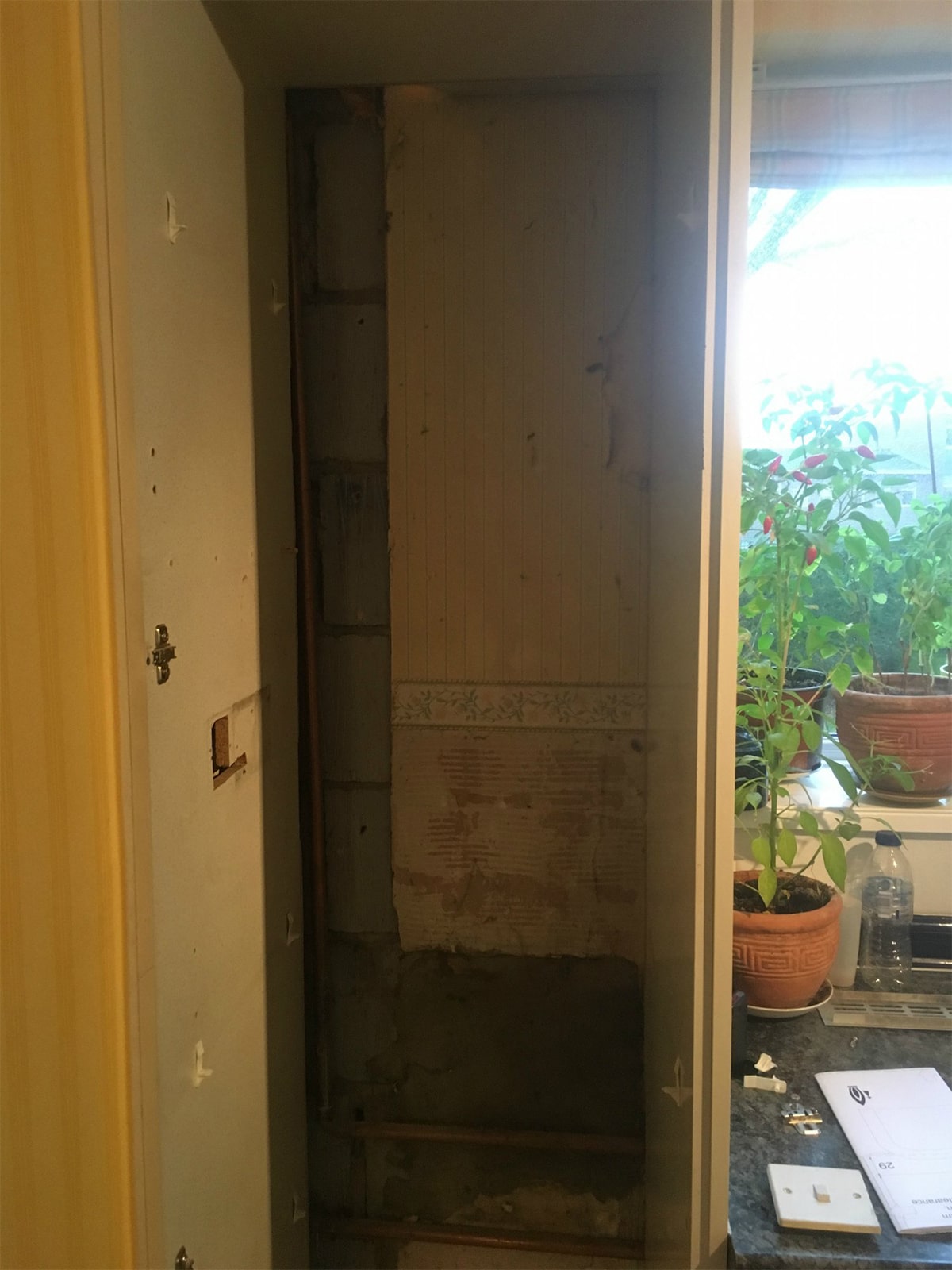 Removed an old boiler
