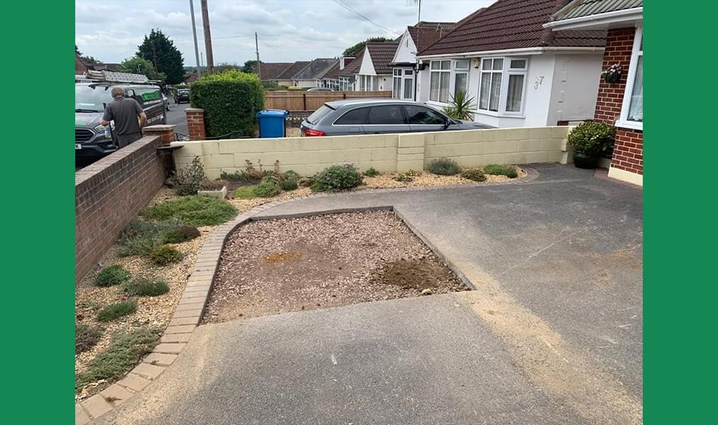 Finished Soakaway Installation