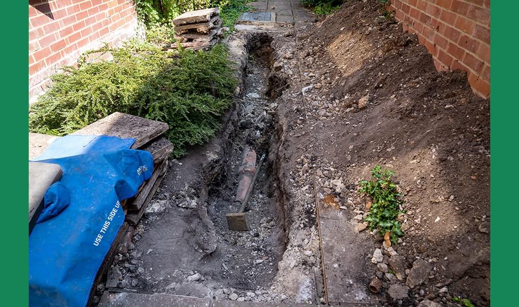 Damaged Drain