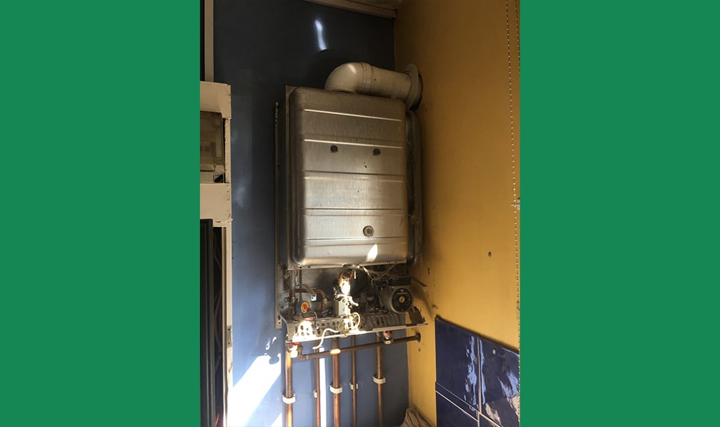 Old boiler that kept breaking down
