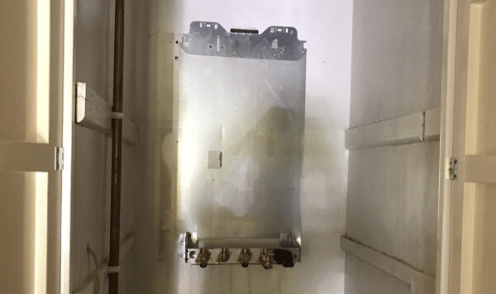 Removing old boiler