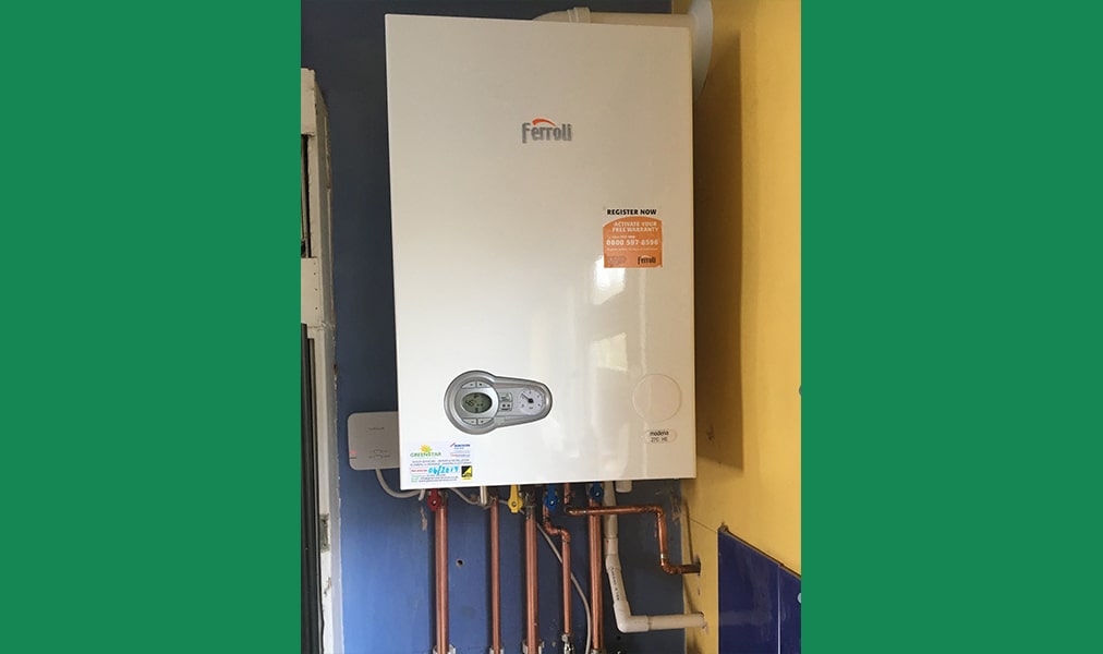 Ferroli boiler installation 