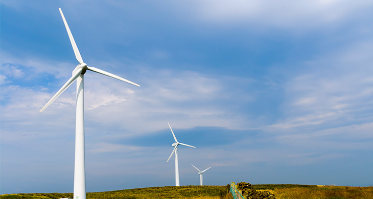Wind generated power